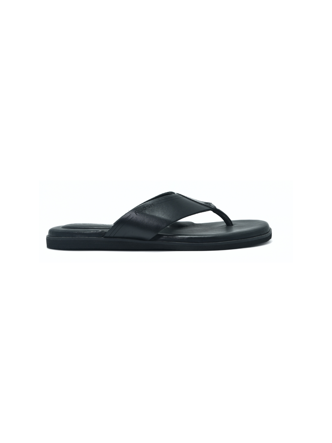 Ruosh Black Slipper For Men Aero-1231645510 C001