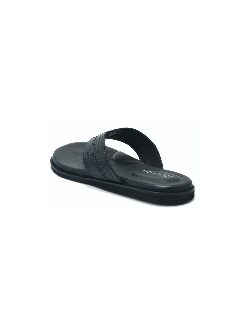 Ruosh Black Slipper For Men Hampton-1231660110 001