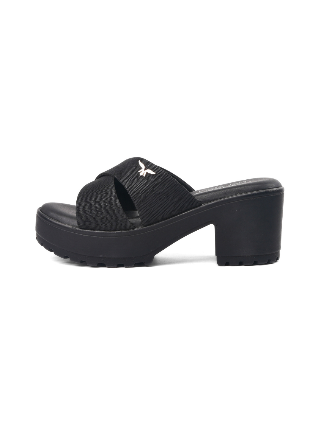 Monrow Black Sandal For Women Bd24Hb982Bl C001