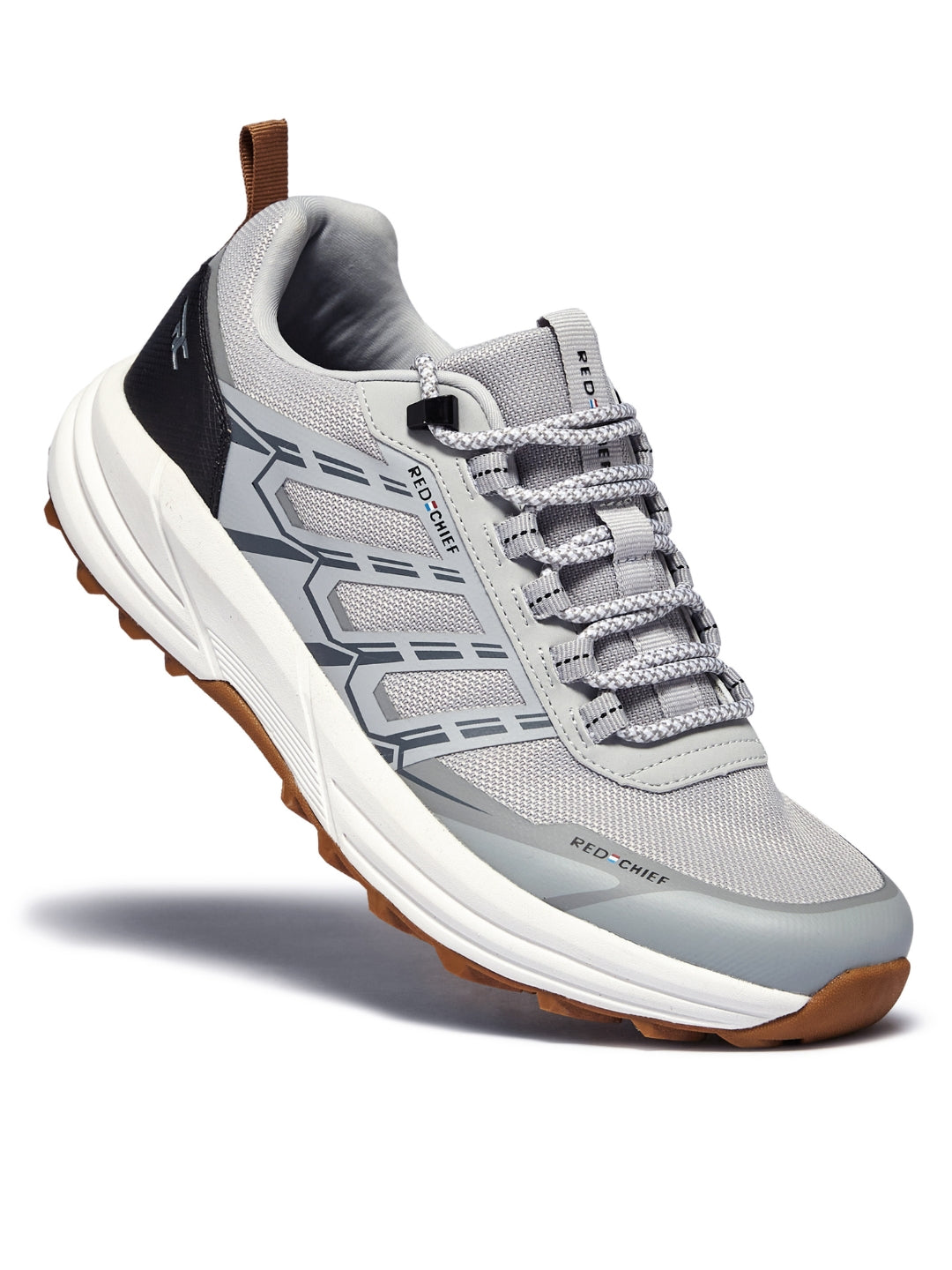 Red Chief Sports Travosole Hr.Grey-White Hiking Shoes For Men H20040 F036