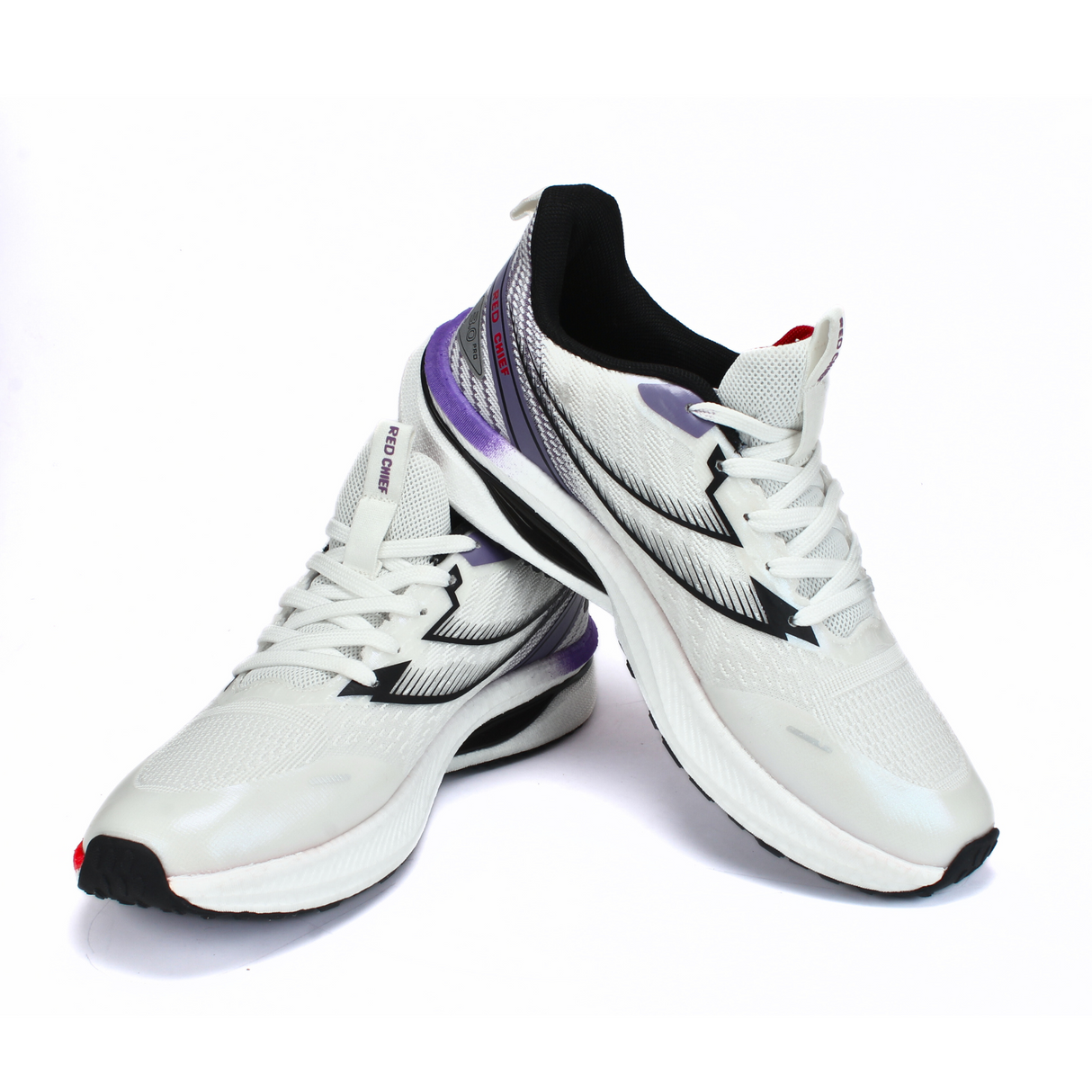 Red Chief Sports White/Purple Running Shoes For Men R1716 G0011