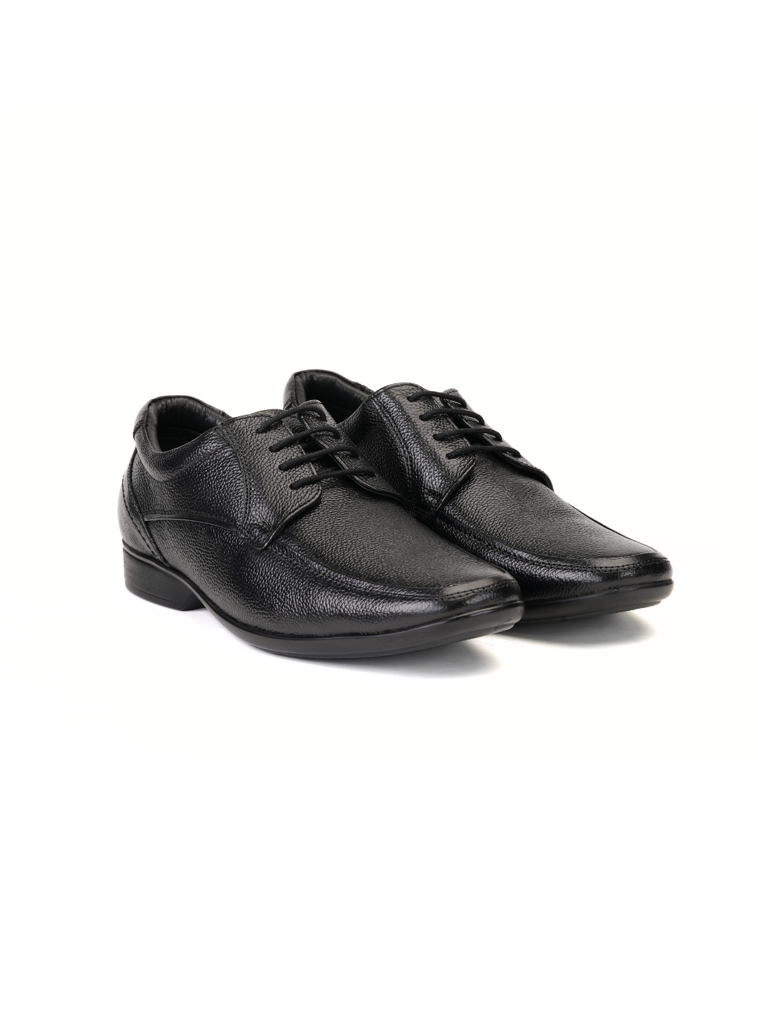 Zuup Black Genuine Leather Derby Formal Shoes For Men Zfm021021 C001