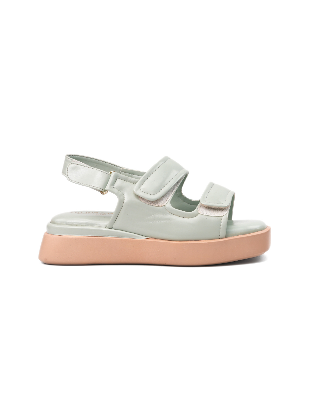 Monrow Green Flat For Women Bd39Hw979Gn C590