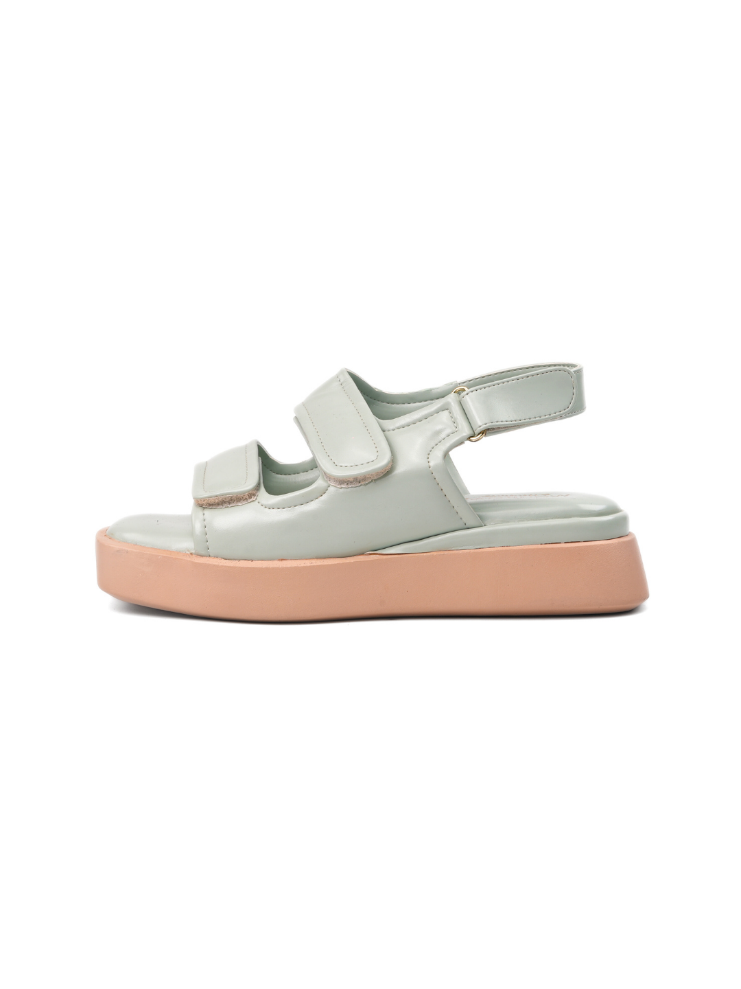 Monrow Green Flat For Women Bd39Hw979Gn C590