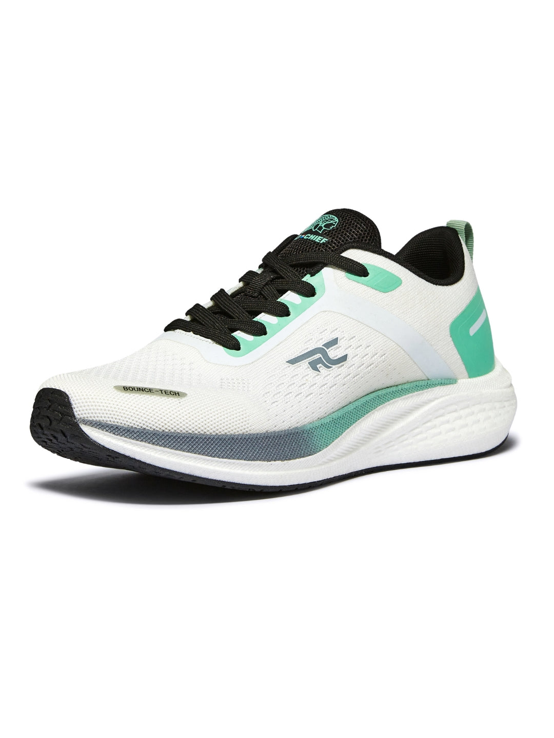Red Chief Sports White-Pl.Green Running Shoes For Men R1710 F055A