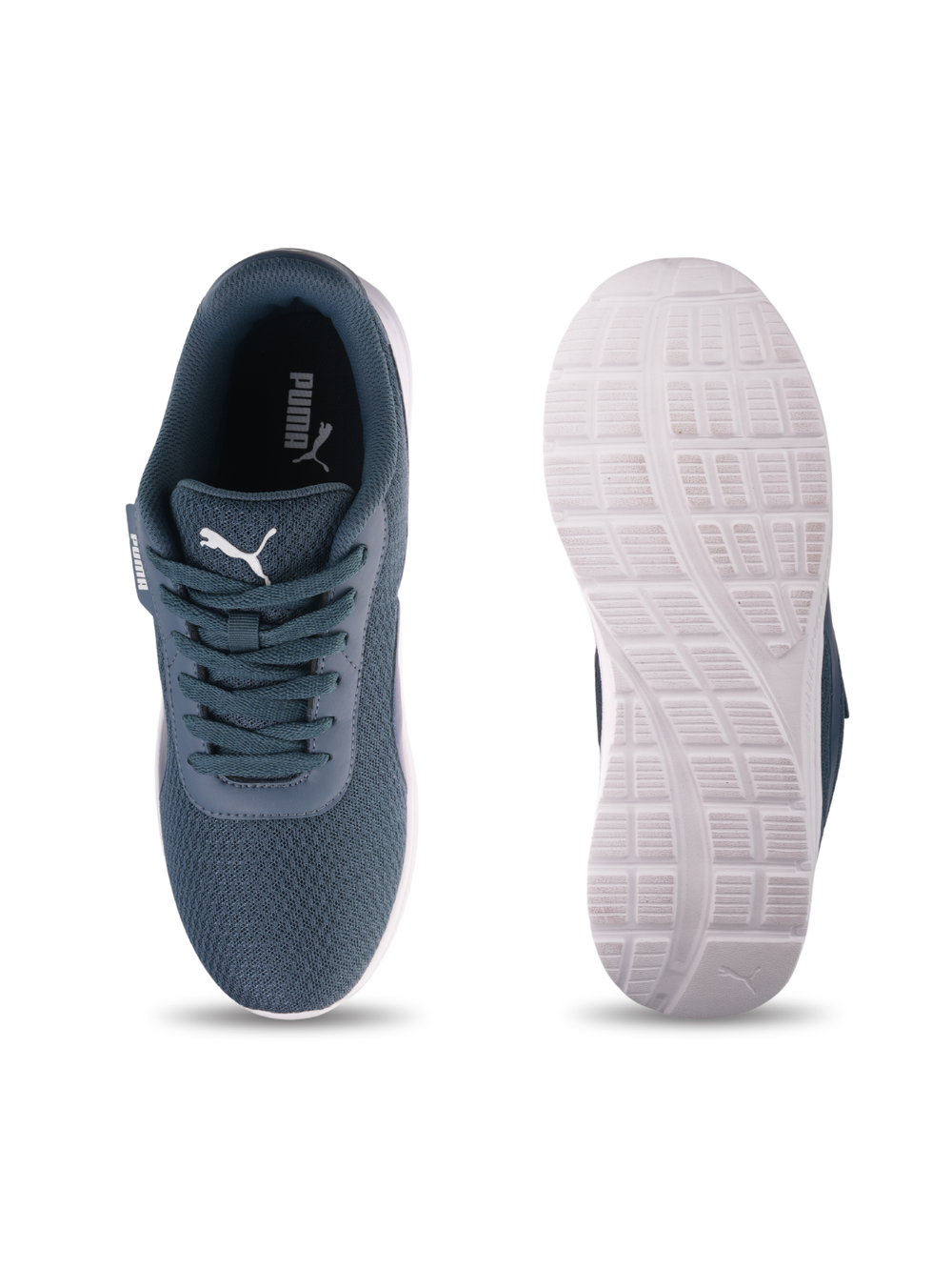 Puma White/Blue Sports Shoes For Men Puma Razz-31042503 C060