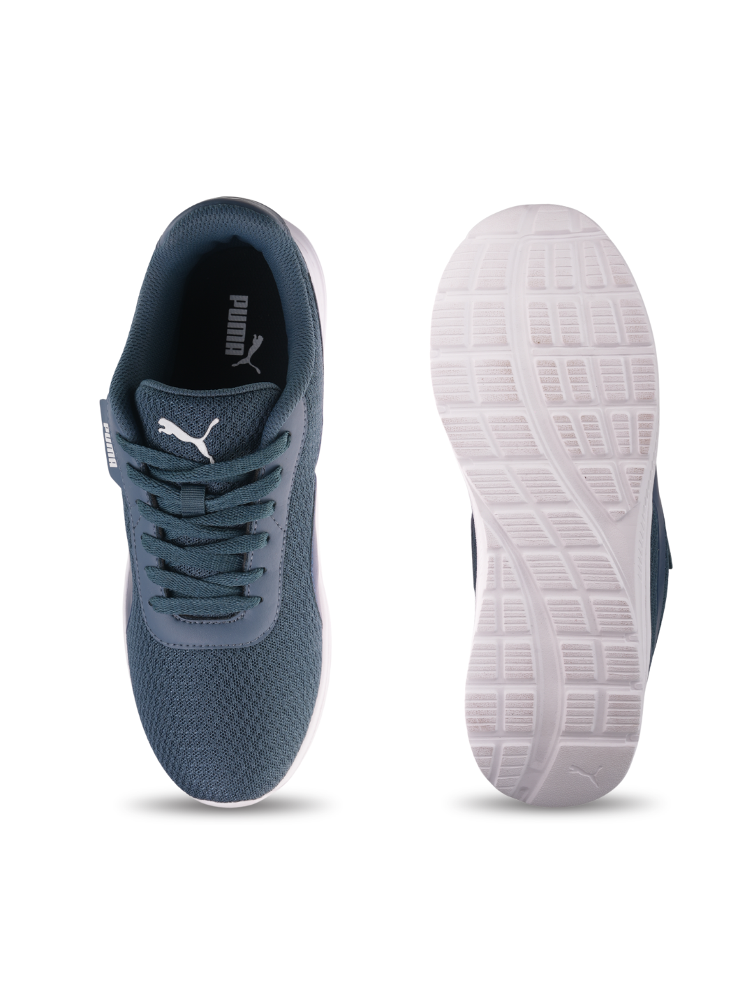 Puma White/Blue Sports Shoes For Men Puma Razz-31042503 C060