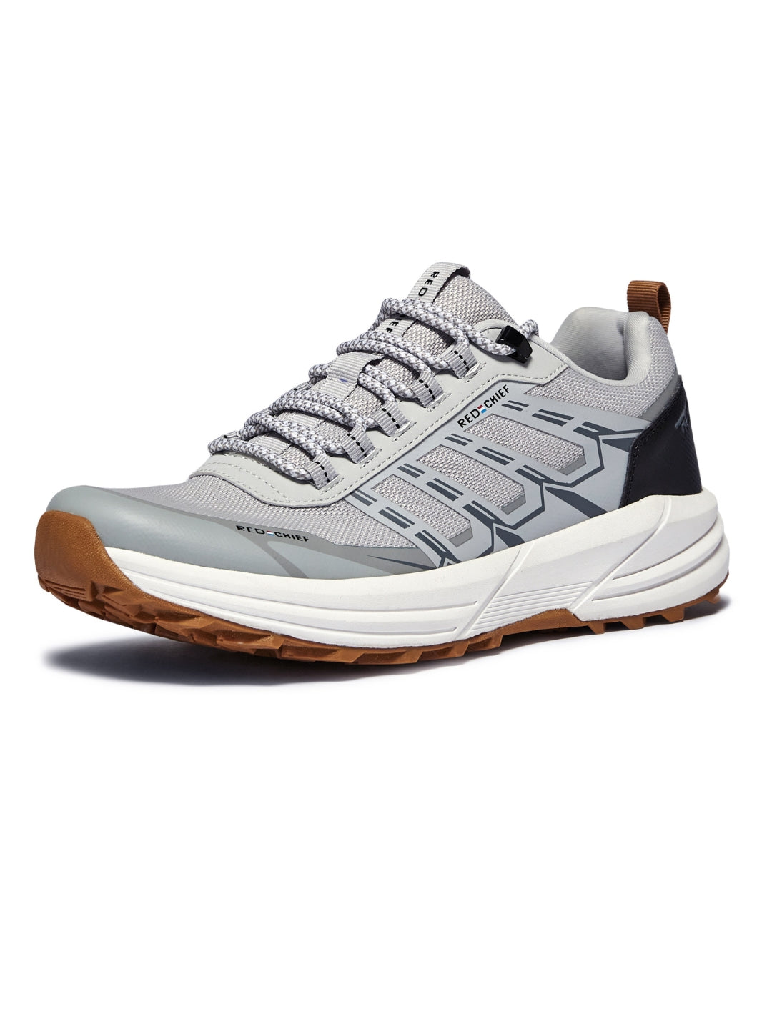 Red Chief Sports Travosole Hr.Grey-White Hiking Shoes For Men H20040 F036