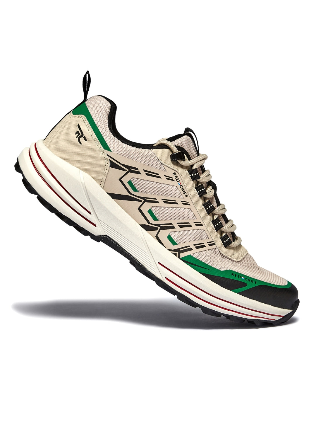 Red Chief Sports Travosole Of.White-Br.Green Hiking Shoes For Men H20040 F043