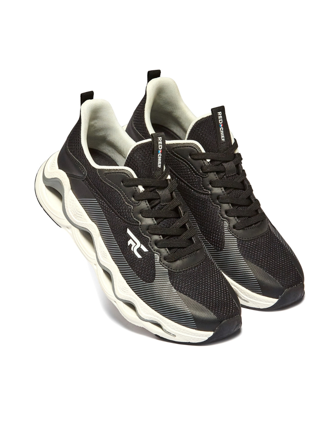 Red Chief Sports Black-D.Grey Running Shoes For Men R1711 F019