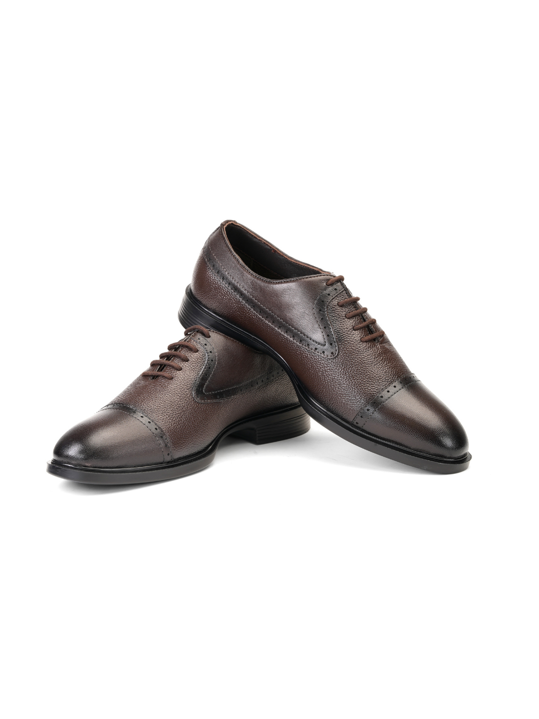 Zuup Brown Genuine Leather Oxford Casual Shoes For Men Zcm011030 C003