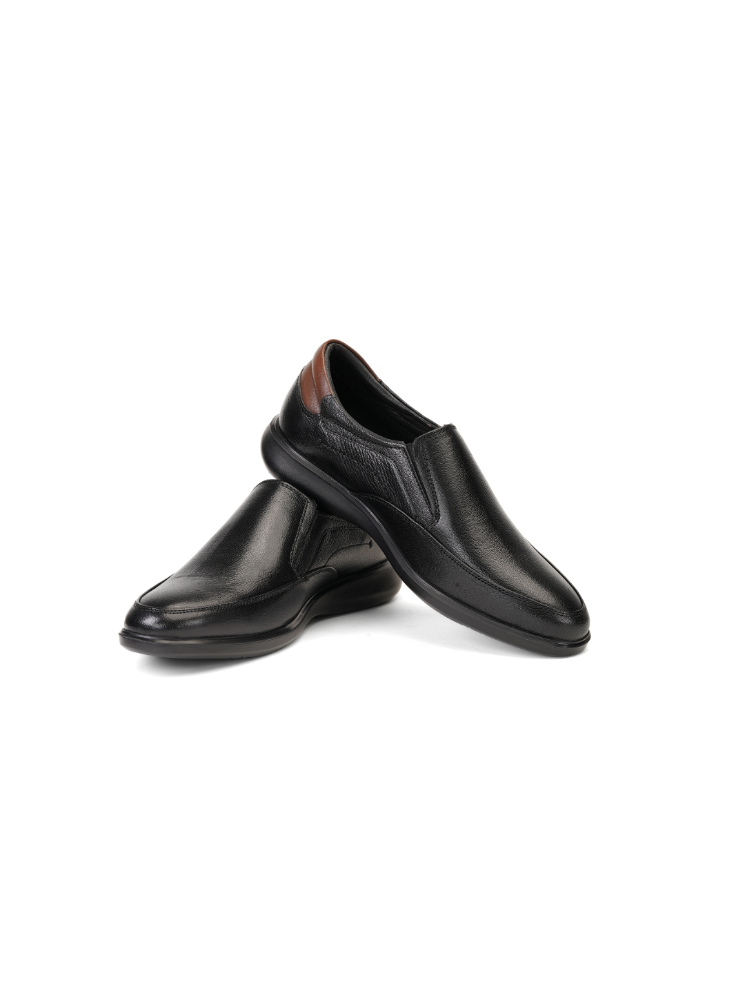 Zuup Black Genuine Leather Formal Shoes For Men Zfm021015 C001