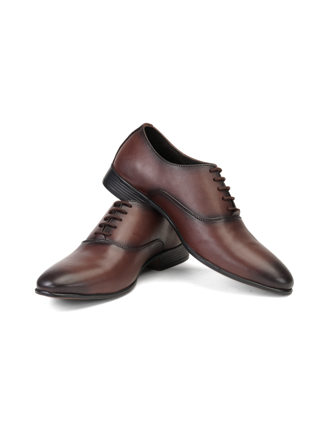 Zuup Brown Genuine Leather Oxford Formal Shoes For Men Zfm021006 C003