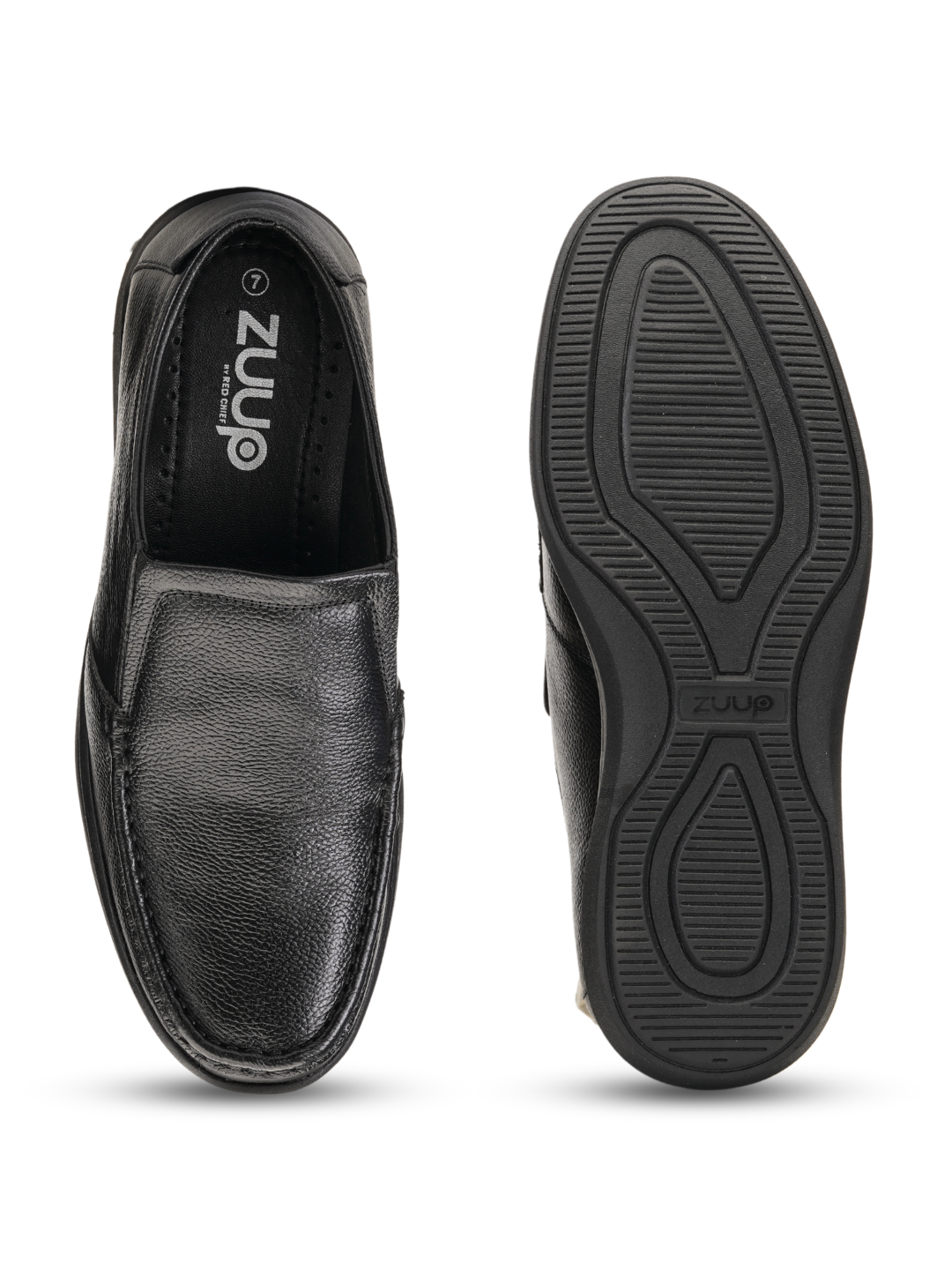 Zuup Black Genuine Leather Formal Shoes For Men Zfm021042 C001