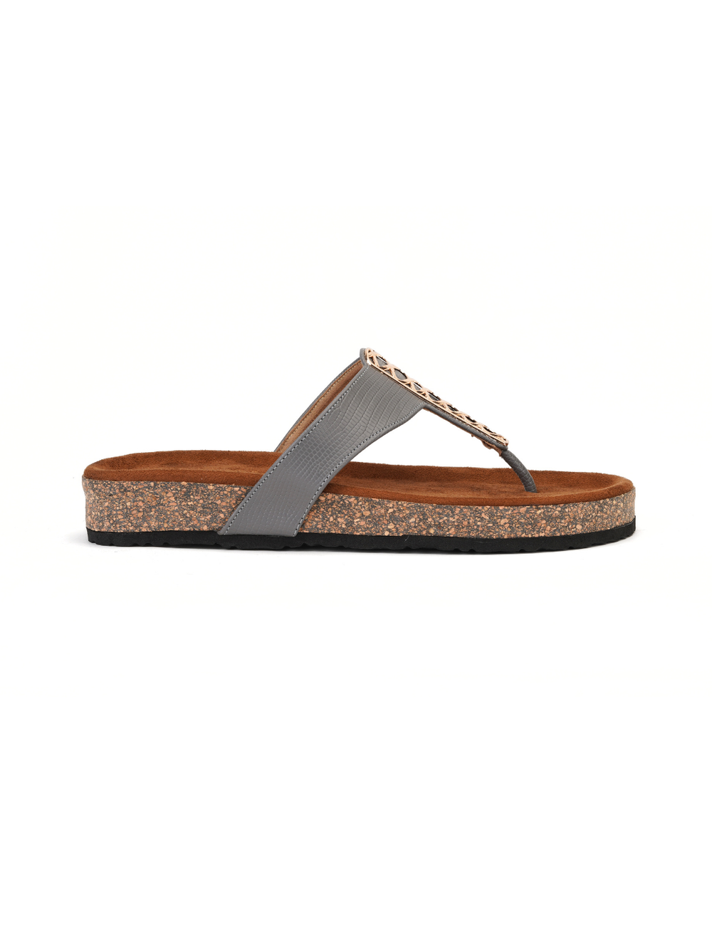 Lamoure Gunmetal Casual  Flat For Women Lmw039136 C591