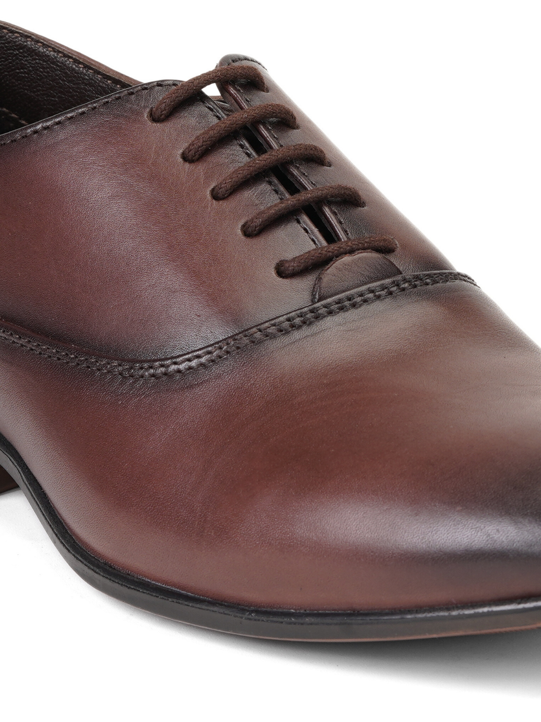 Zuup Brown Genuine Leather Oxford Formal Shoes For Men Zfm021006 C003