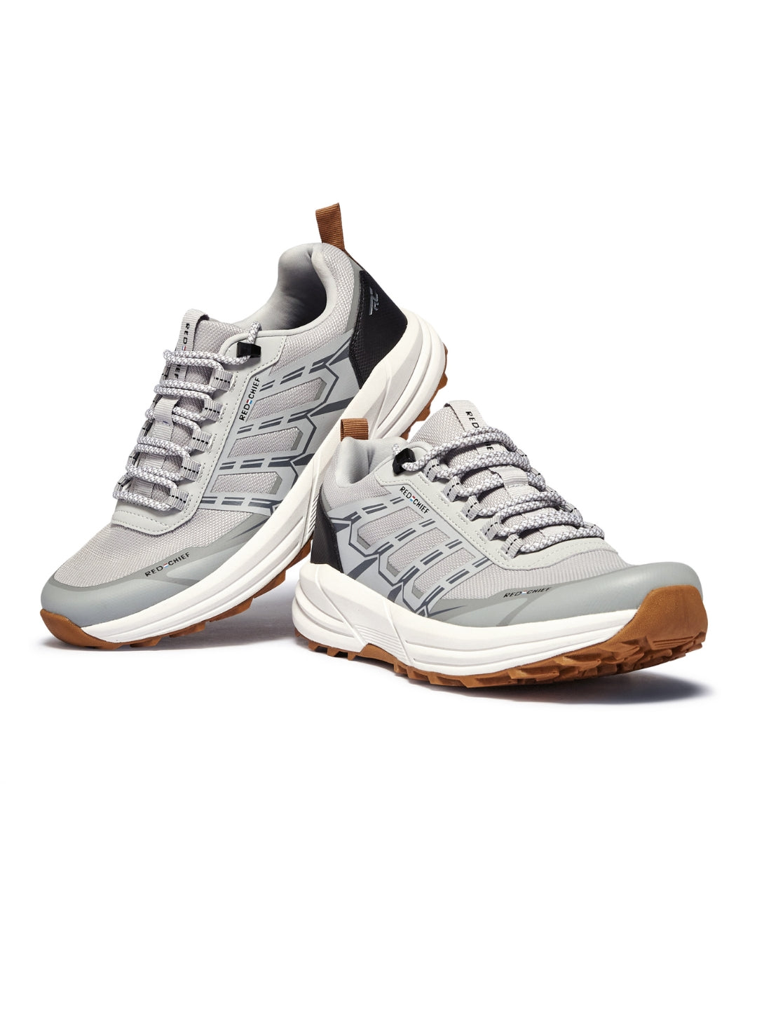 Red Chief Sports Travosole Hr.Grey-White Hiking Shoes For Men H20040 F036