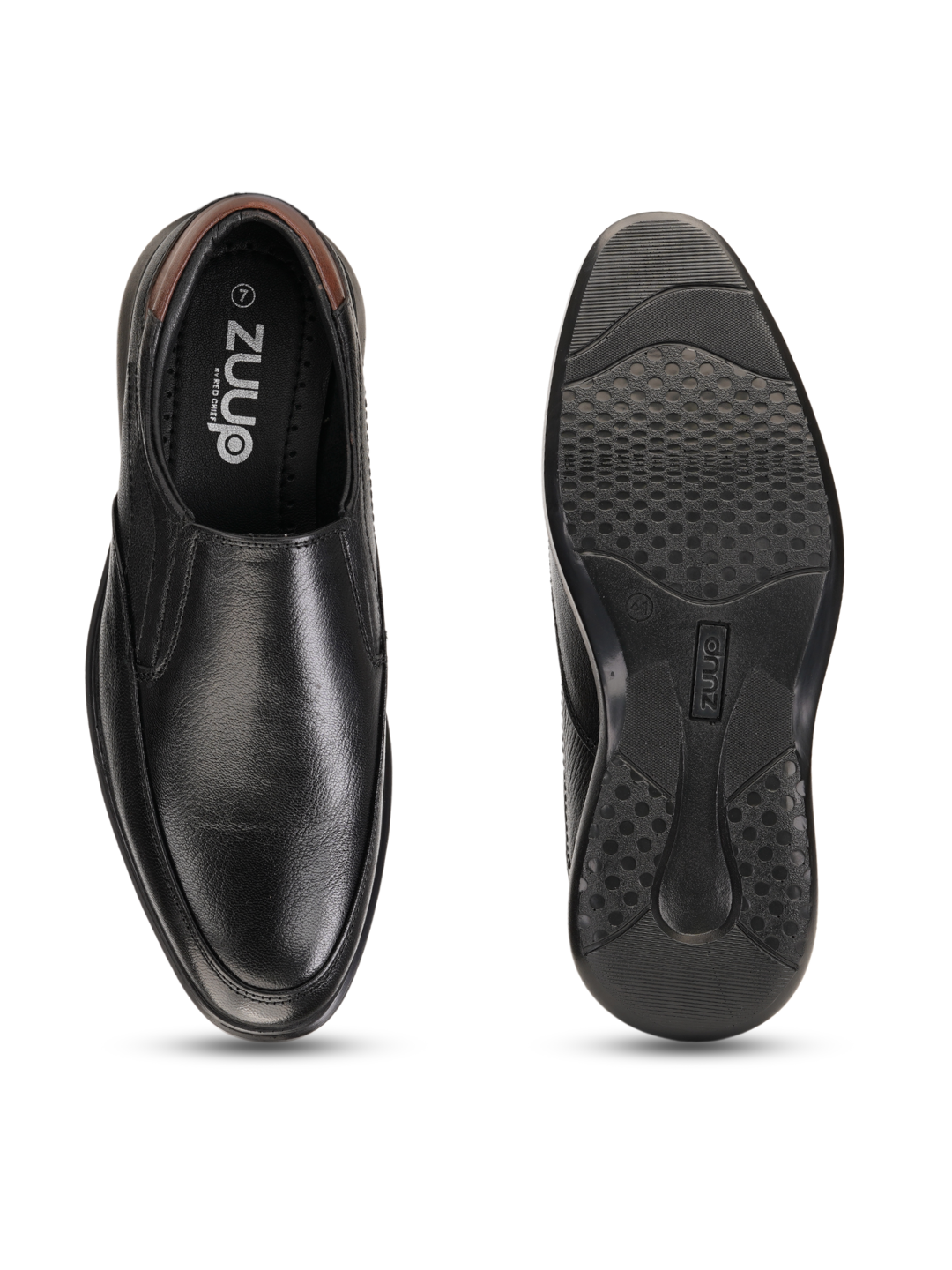 Zuup Black Genuine Leather Formal Shoes For Men Zfm021015 C001