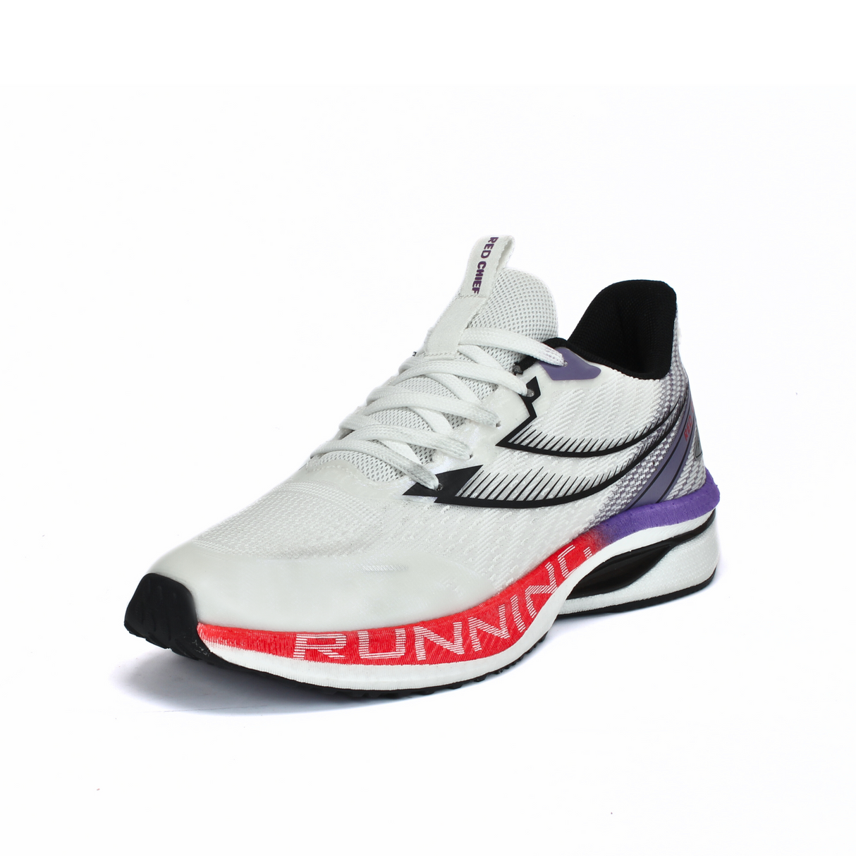 Red Chief Sports White/Purple Running Shoes For Men R1716 G0011