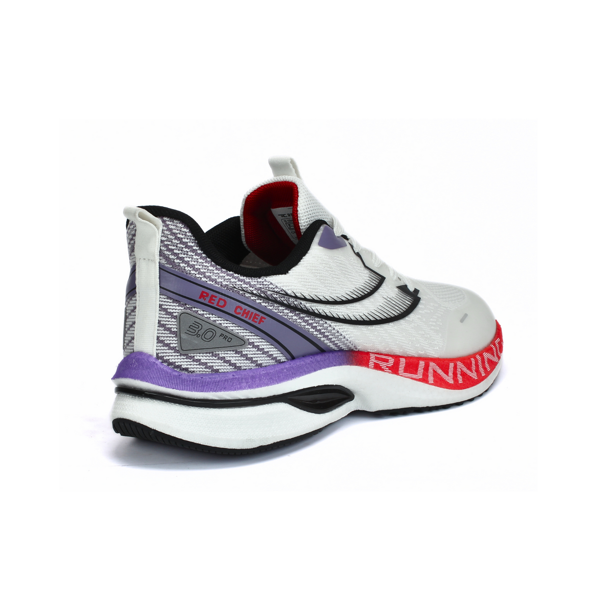 Red Chief Sports White/Purple Running Shoes For Men R1716 G0011