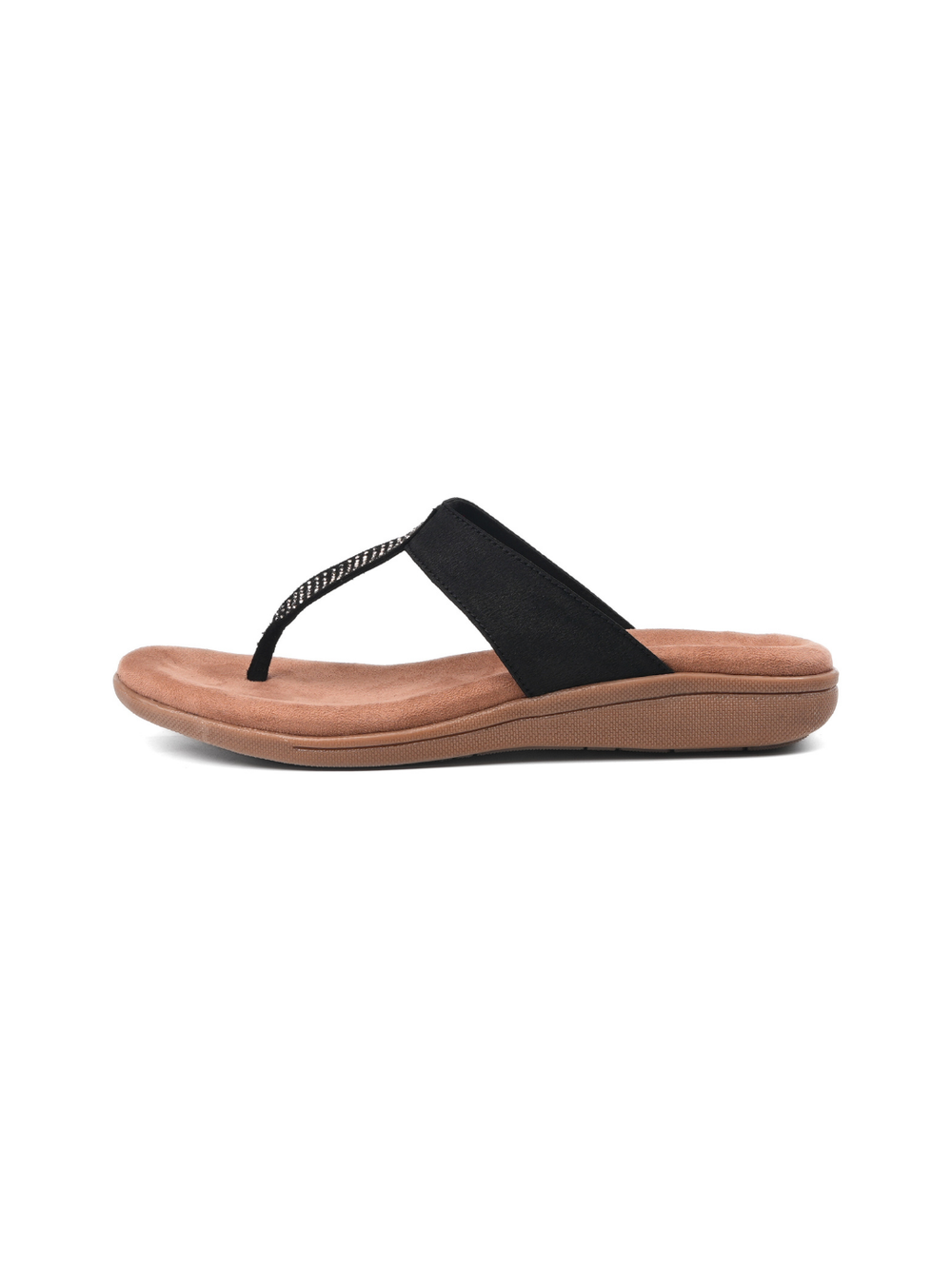 Monrow Black Sandal For Women Ba24Fo653Bl C001