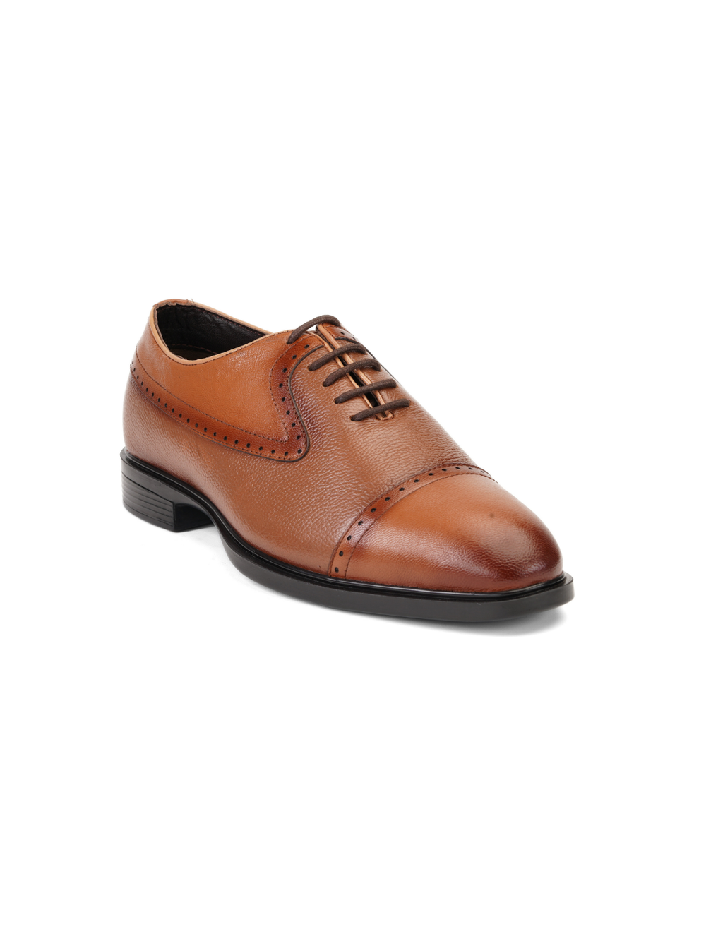 Zuup Tan Genuine Leather Oxford Casual Shoes For Men Zcm011030 C006