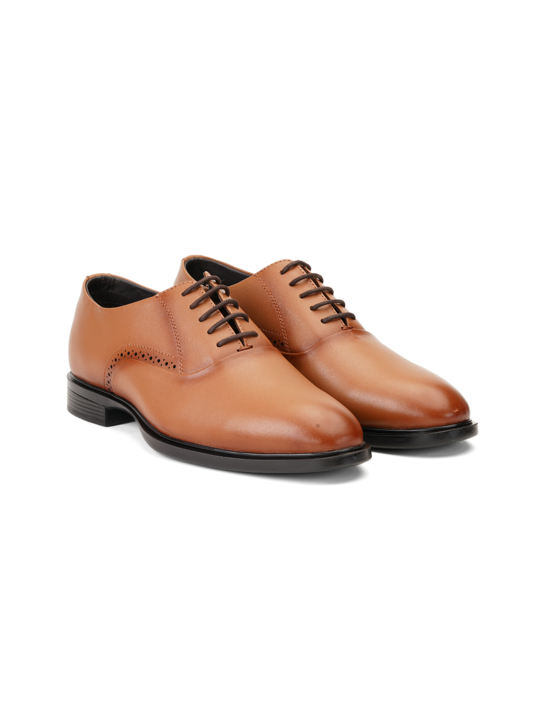 Zuup Tan Genuine Leather Oxford Formal Shoes For Men Zfm021026 C006