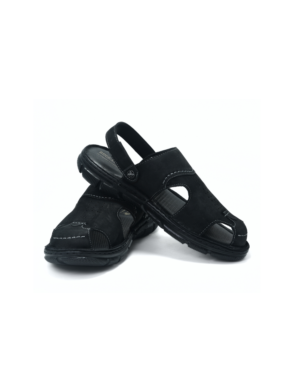 Buckaroo Black Sandal For Men 24-52089K C001