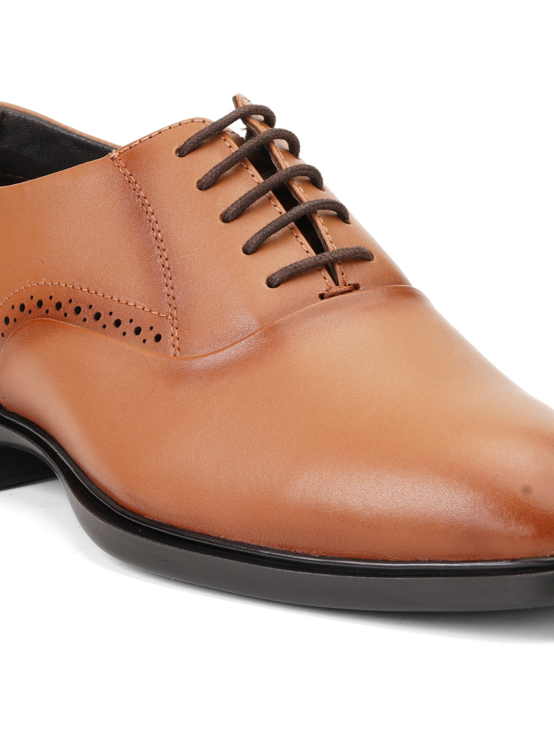 Zuup Tan Genuine Leather Oxford Formal Shoes For Men Zfm021026 C006