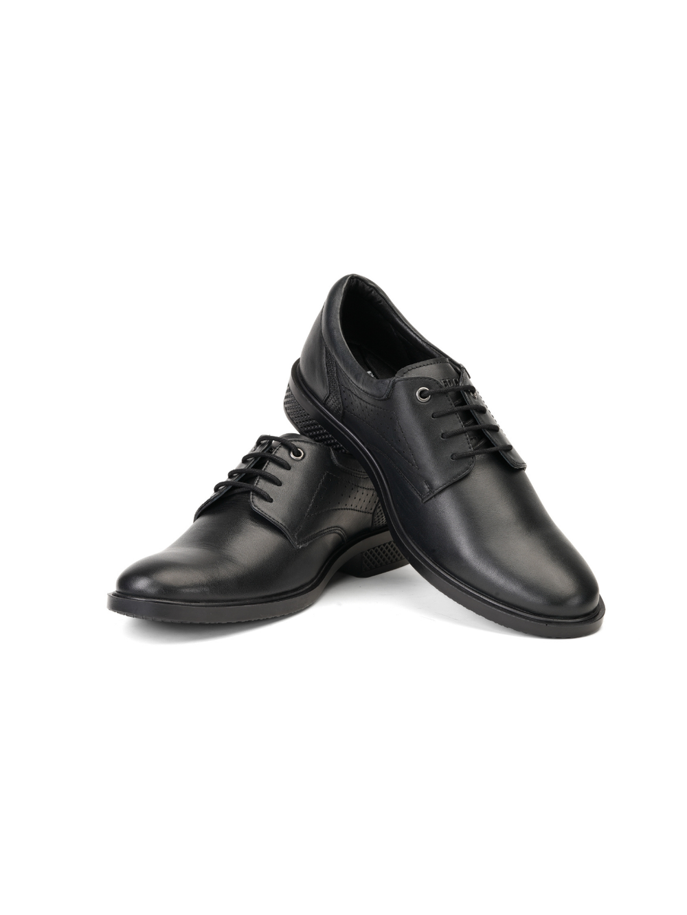 Top Brass Black Genuine Leather Formal Shoes For Men Tbm021086 C001