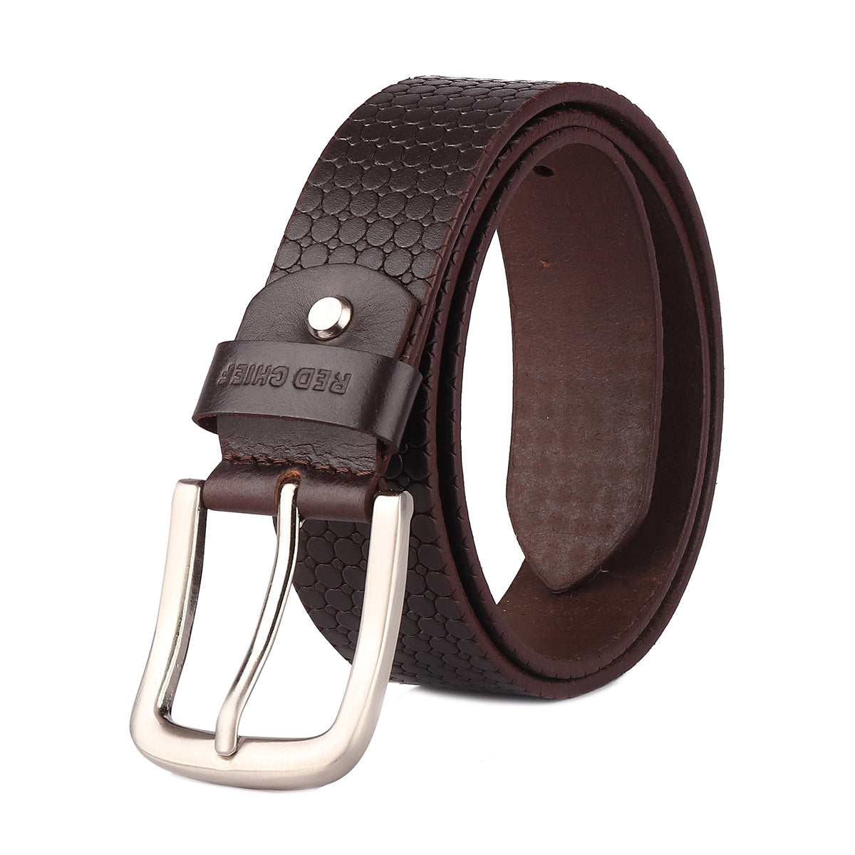 Red Chief Brown Leather Casual Belt For Men A80365 003