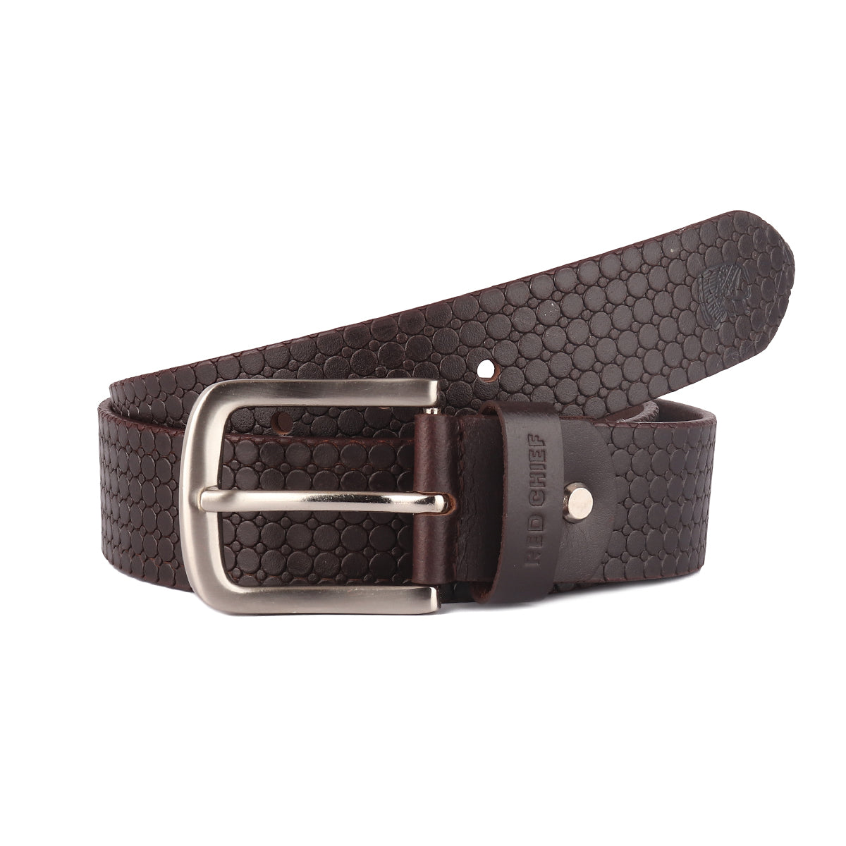 Red Chief Brown Leather Casual Belt For Men A80365 003