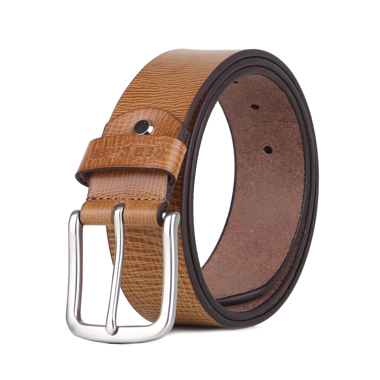 Red Chief Tan Leather Casual Belt For Men A80412 006