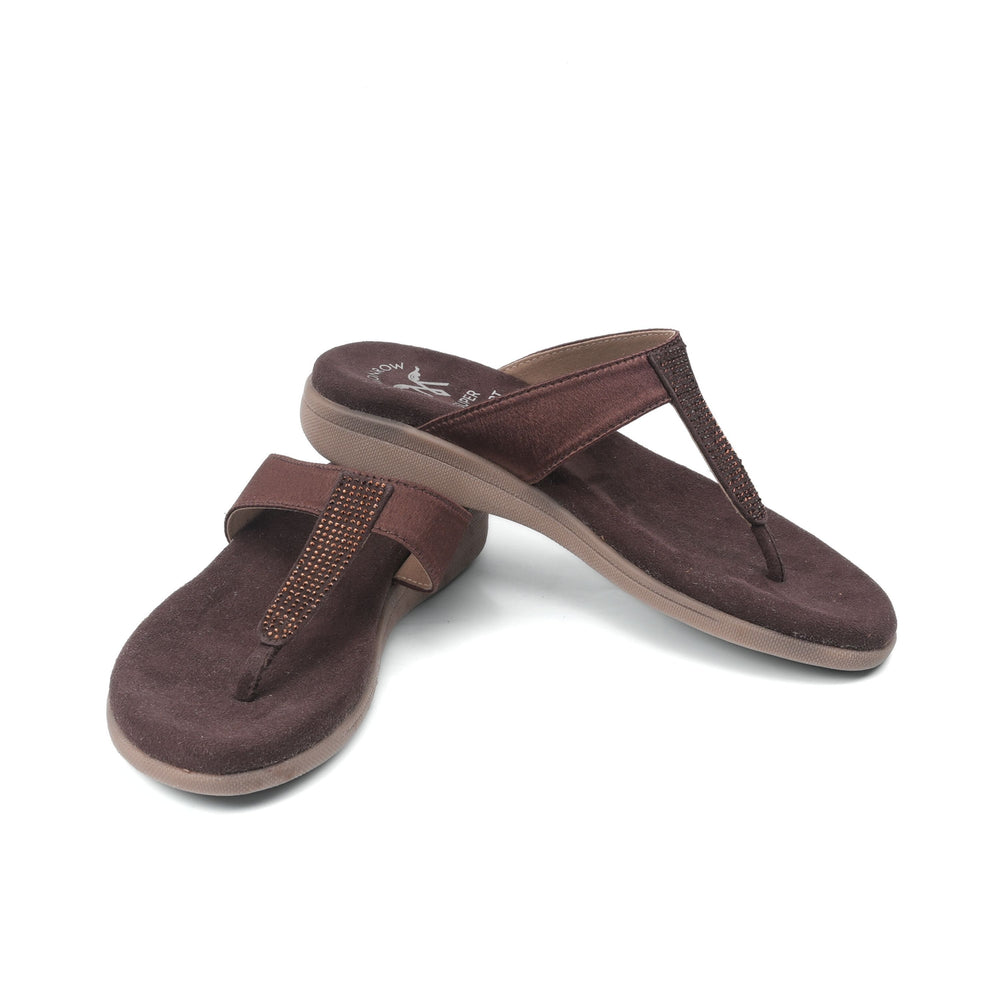 Monrow Copper Sandal For Women Ba24Fo653Co C257