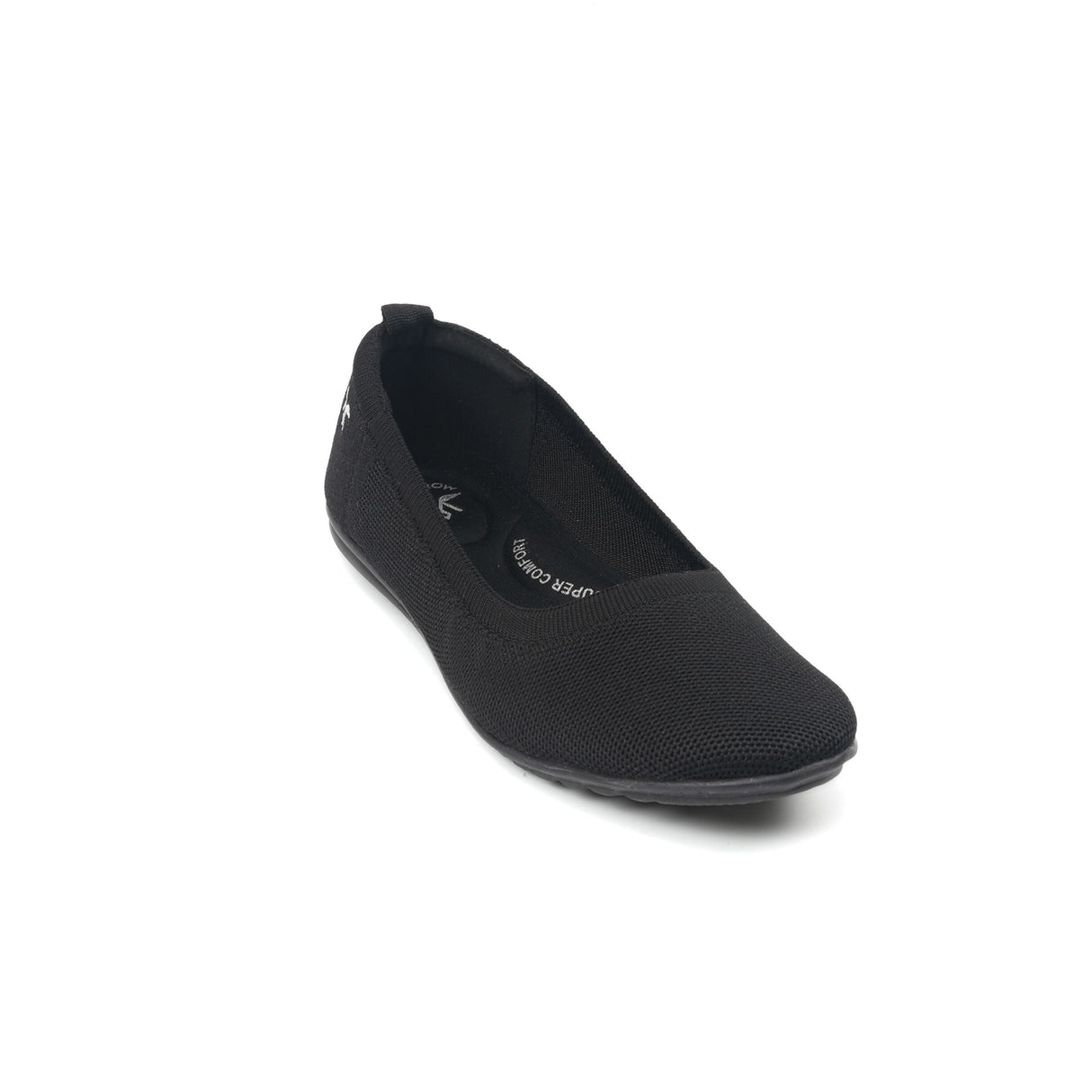 Monrow Black Ballerina For Women Bd24Fb1006Bl C001