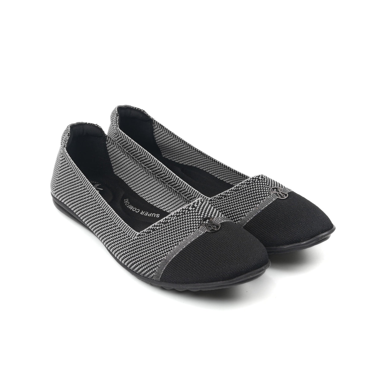 Monrow Black Ballerina For Women Bd24Fb1016Bl 001