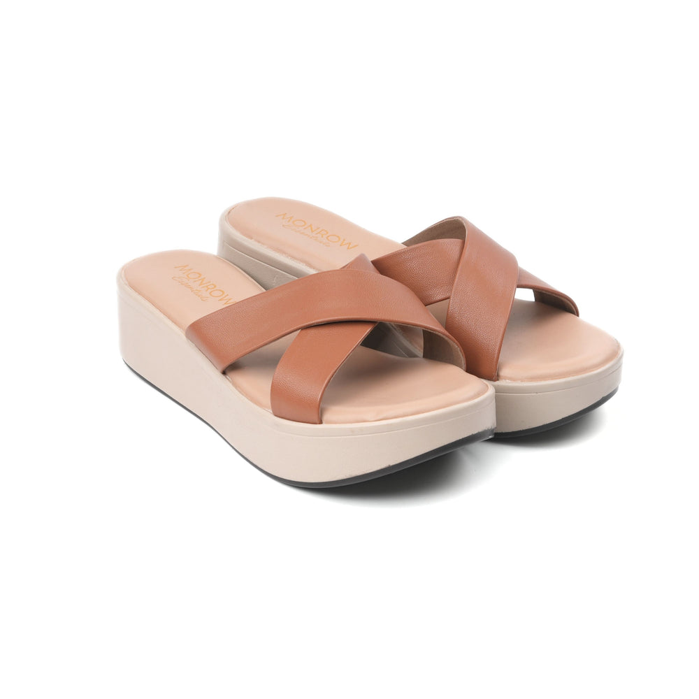 Monrow Brown Sandal For Women Bb39Hw698Br C003