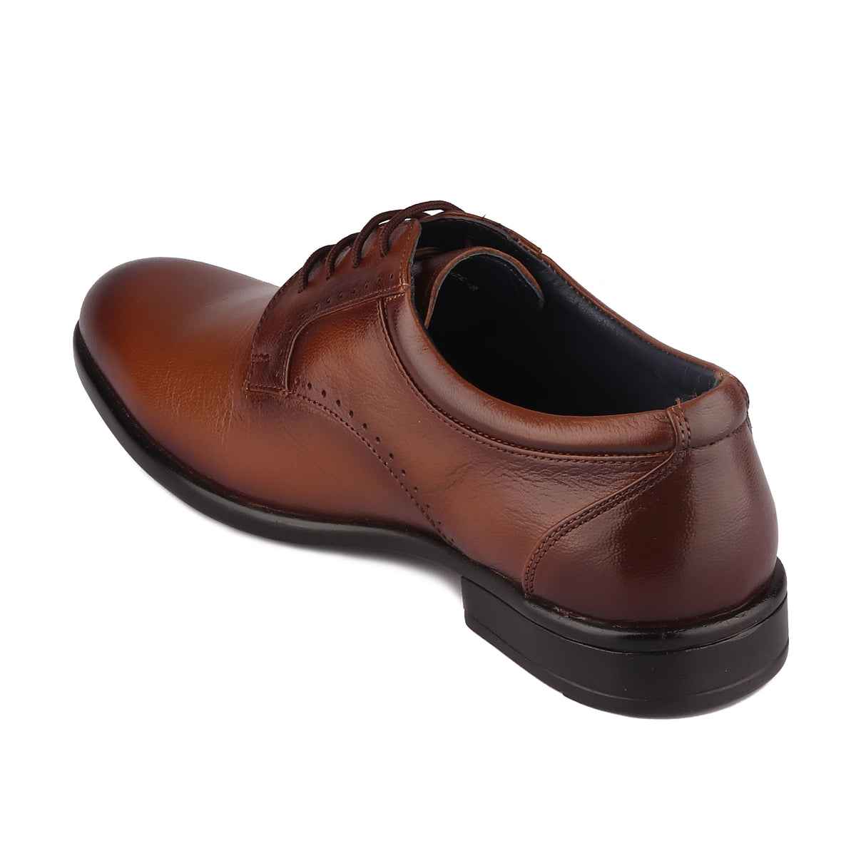 Red Chief Tan Leather Derby Formal Shoes For Men Rc1946 006