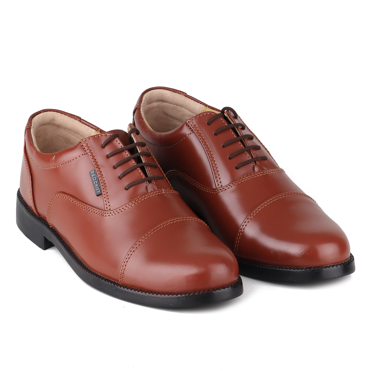 Red Chief Tan Leather Oxford Formal Shoes For Men Rc0959L 006