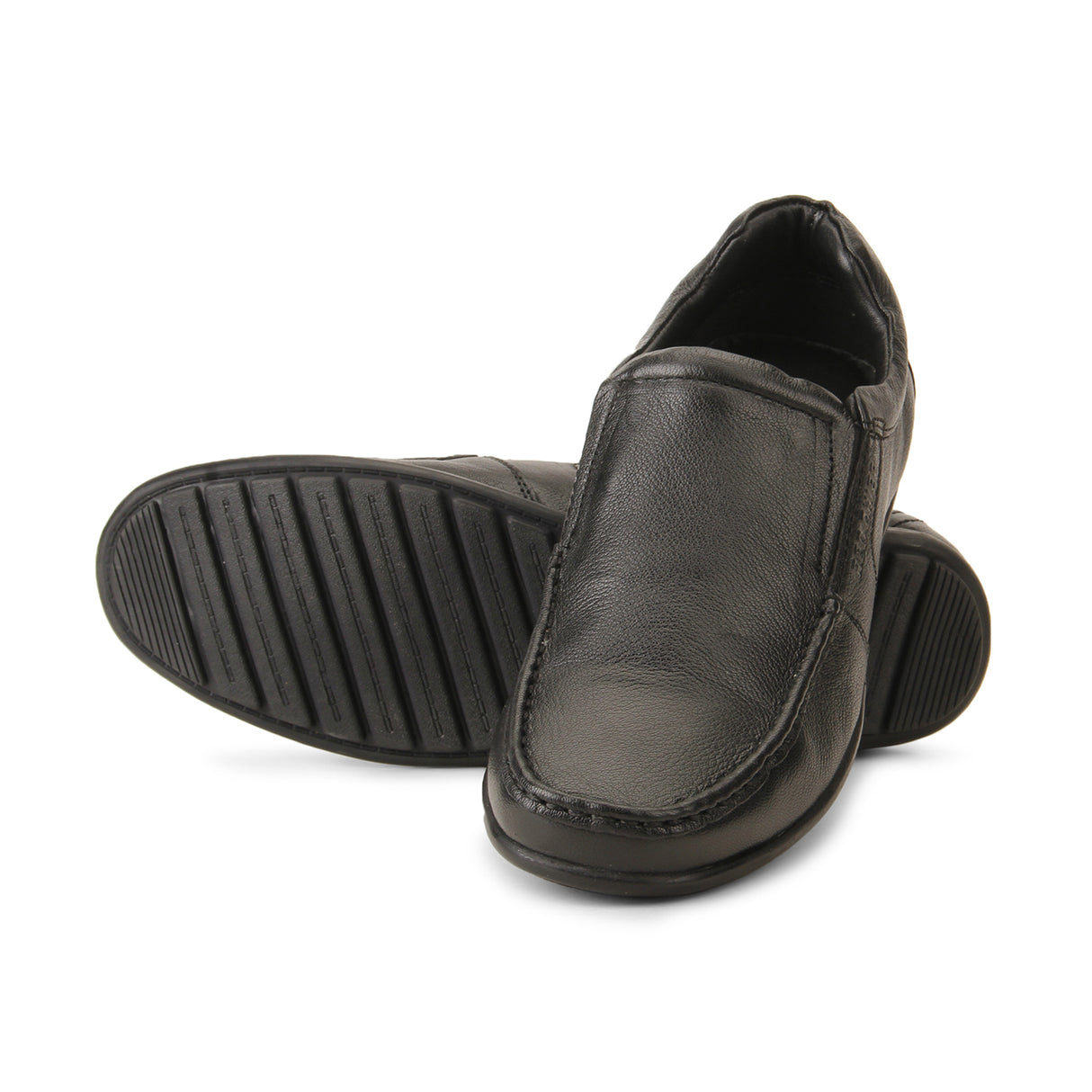 Red Chief Black Leather Formal Shoes For Men Rc10020 001