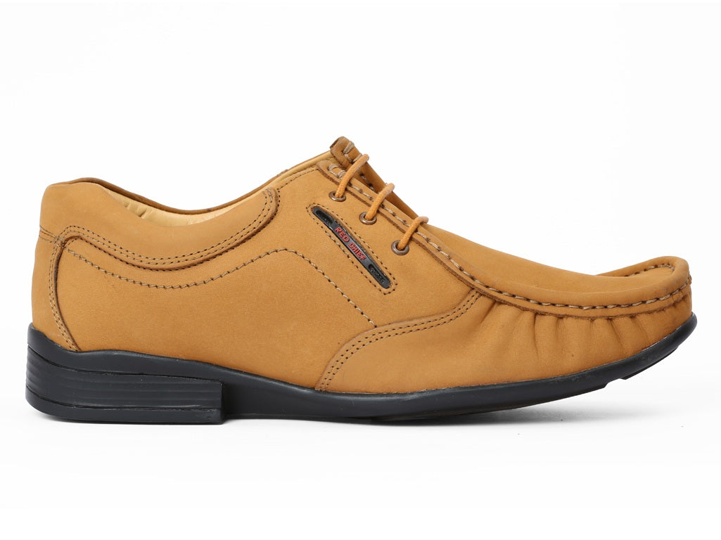 Red Chief Rust Leather Oxford Formal Shoes For Men Rc10052 022