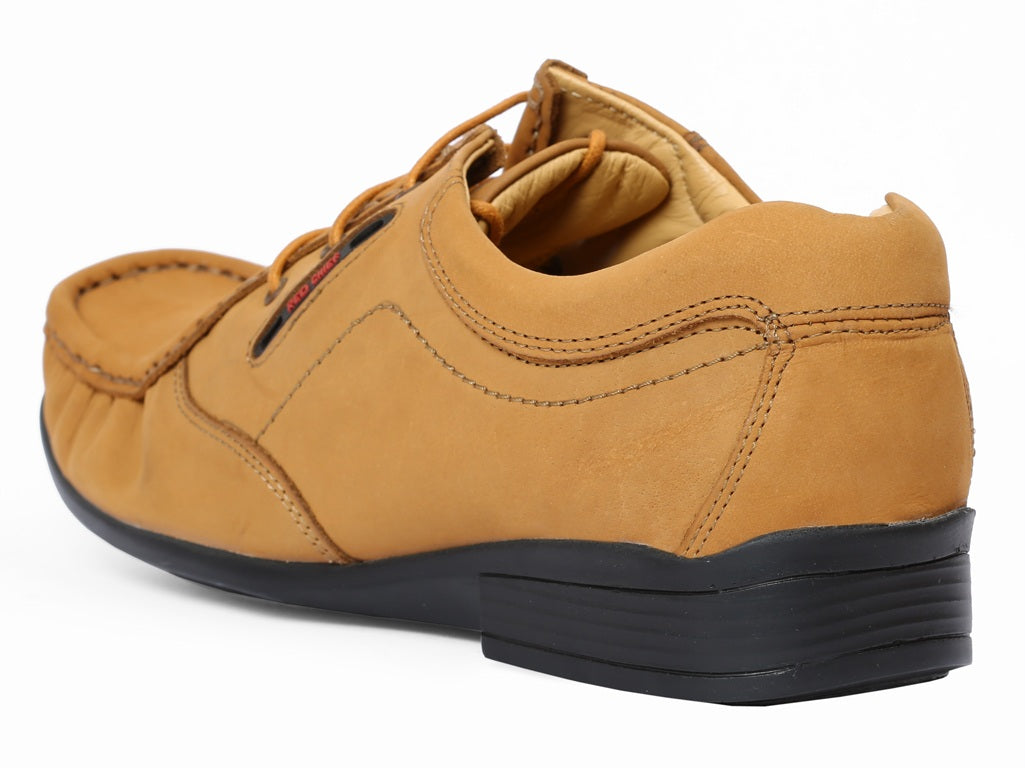 Red Chief Rust Leather Oxford Formal Shoes For Men Rc10052 022