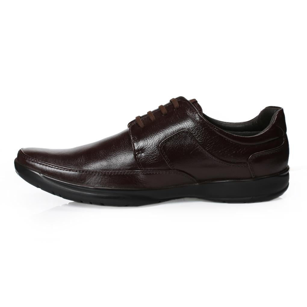 Red Chief Brown Leather Derby Formal Shoes For Men Rc1090 003