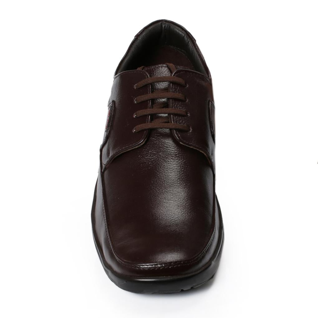 Red Chief Brown Leather Derby Formal Shoes For Men Rc1090 003
