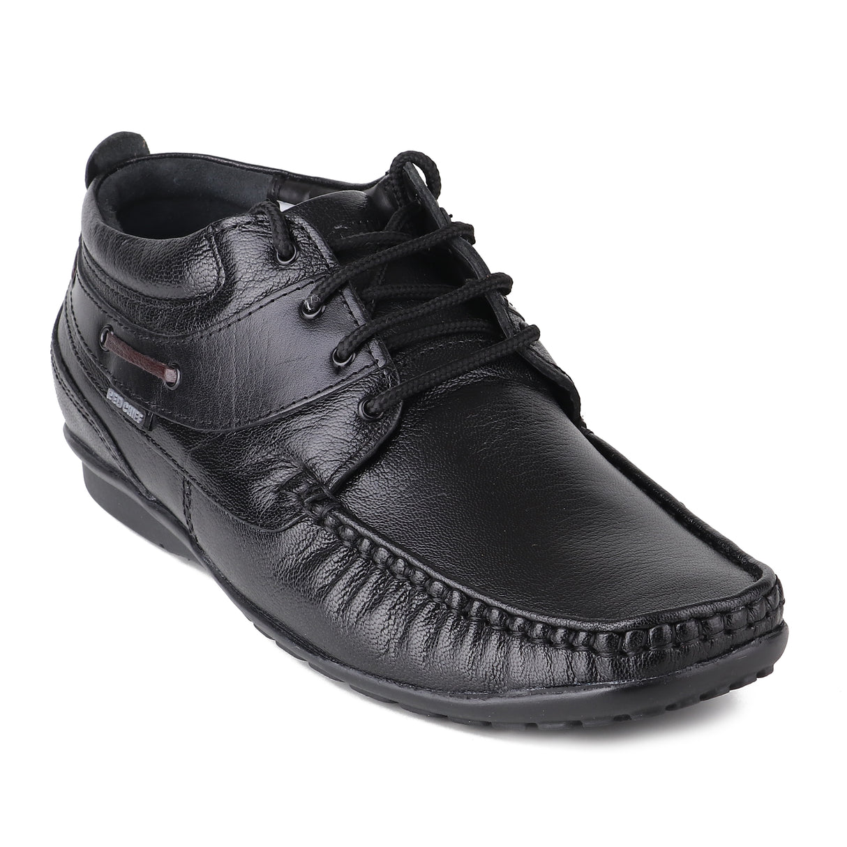 Red Chief Black Leather Derby Formal Shoes For Men Rc1199 001