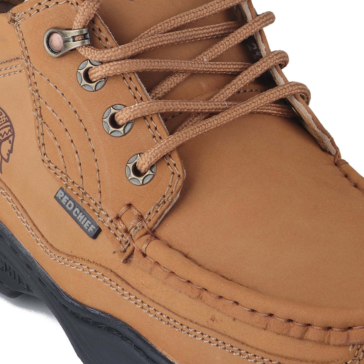 Red Chief Rust Leather Derby Casual Shoes For Men Rc1211 022