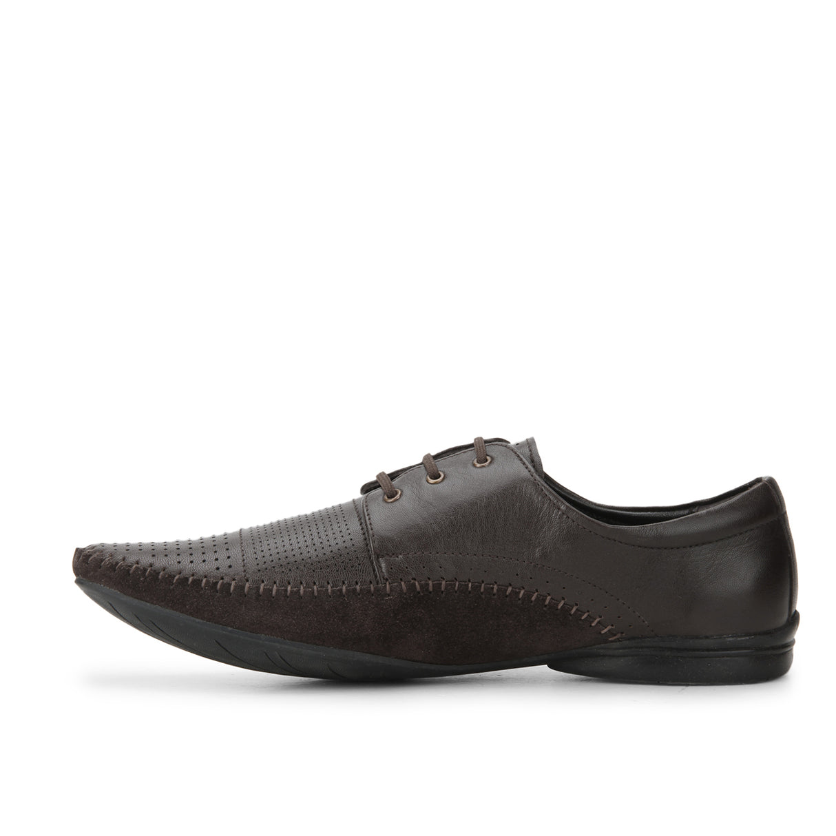 Red Chief Brown Leather Derby Formal Shoes For Men Rc1340A 003