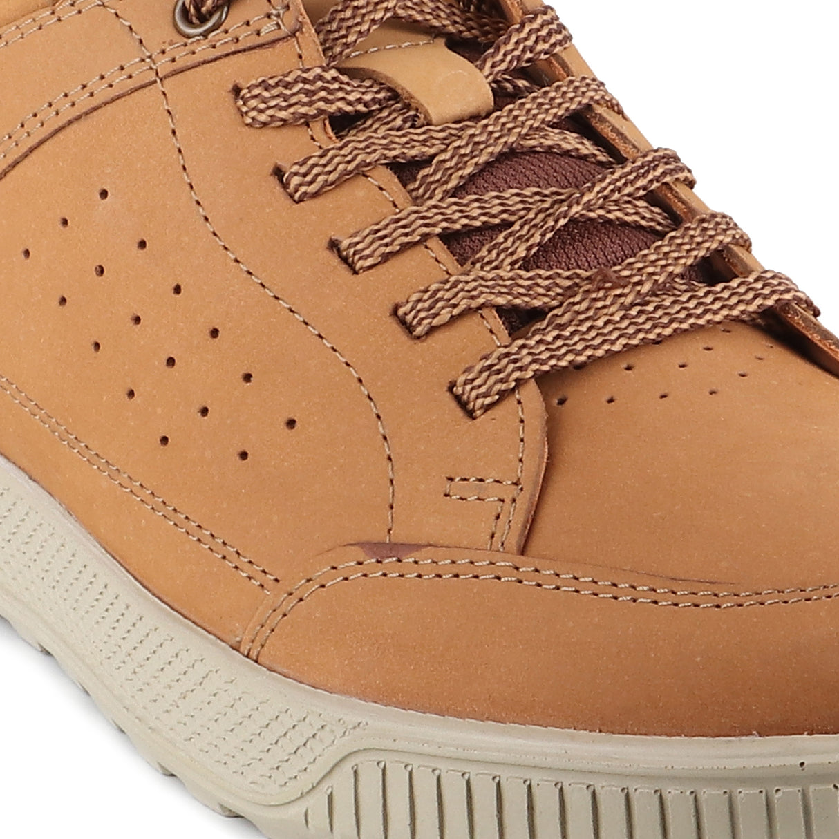 Red Chief Rust Leather Derby Casual Shoes For Men Rc1588 022