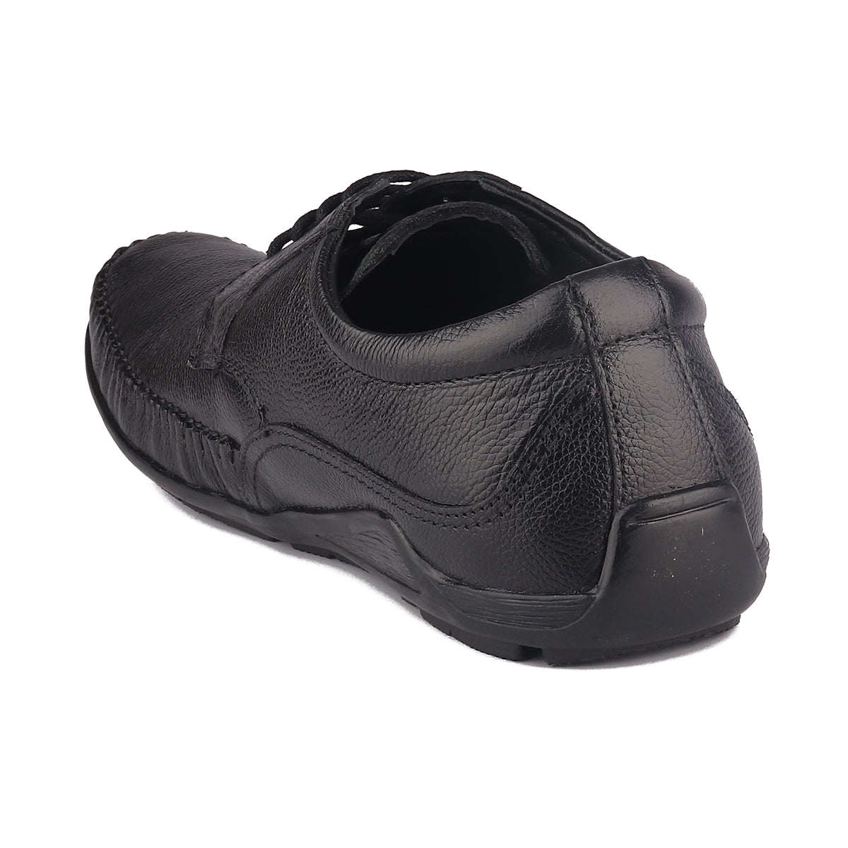 Red Chief Black Leather Derby Formal Shoes For Men Rc1811 001