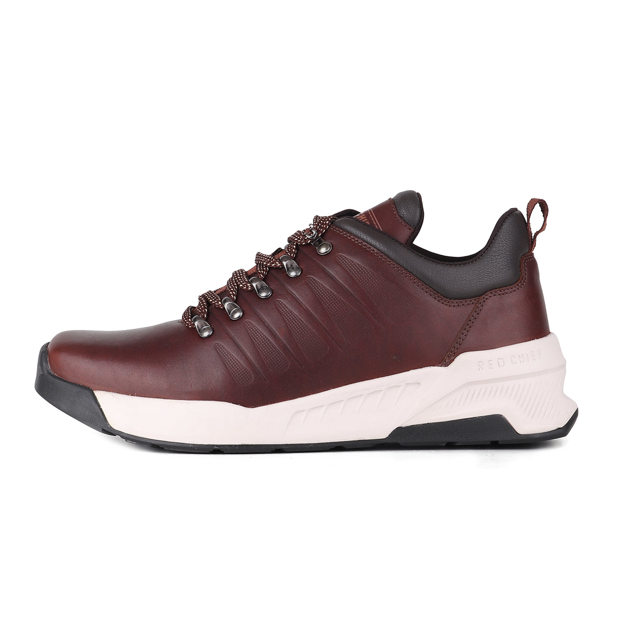 Red Chief Brown Leather Casual Shoes For Men Rc1858 003